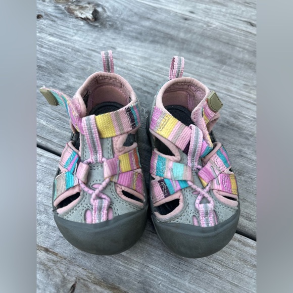 KEEN Unisex-Child‎ Venice H2 Closed Toe Water Summer Sandal | Multi-Color Size 4 - Picture 1 of 5